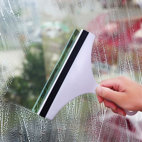 Limpiaparabrisas universal para limpieza de ventanas del hogar, raspador automático de agua para parabrisas, escobilla de goma para jabón y cepillo de goma.
