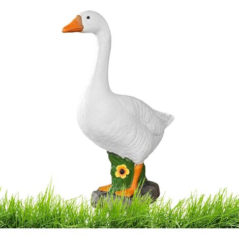Gans Figur Realistische Harz Tierfigur Große Ausführung Haus