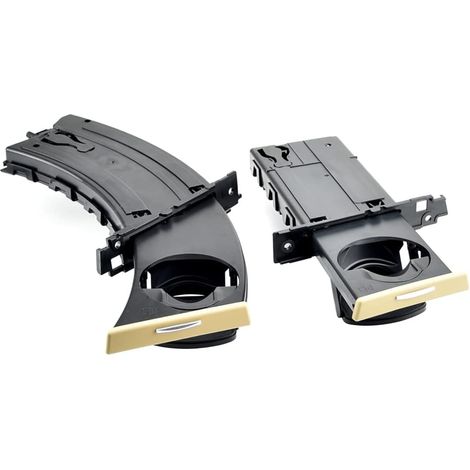 Porte-gobelet Rétractable - Lot de 2 - Plastique Beige - Gauche et Droite - Pour BMW E90 E91 E92 E93 (1/2)