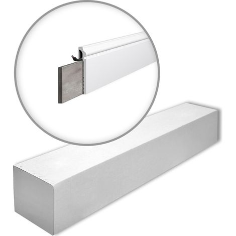 NMC CF3-box WALLSTYL Noel Marquet 1 Box 19 pieces Cover moulding Moulding for decoration contemporary design white 38 m