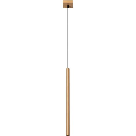 Lámpara colgante Vacu dorado, 1 luz (1/5)