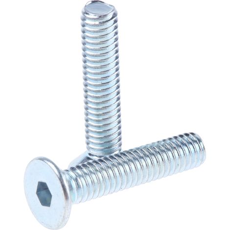 Vis à six pans creux, M4 x 20mm, tête Vis fraisée à tête creuse hexagonale, en Acier ( Prix pour Boîte de 50 )