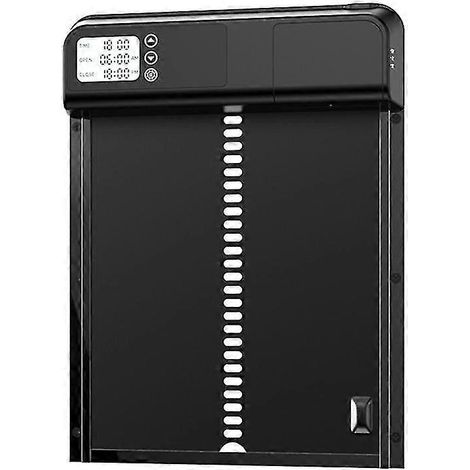 Intelligenter automatischer Hühnerstalltüröffner mit LCD-Display, manueller Steuerung und Timer (1/5)