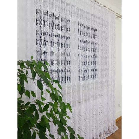 Guipure-Gardine mit modernem Akzent, 300 x 250 cm (1/5)