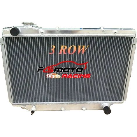 Radiador de aluminio de 56 mm de ancho, diseñado para competición, compatible con SUV de gran tamaño HDJ80, HZJ80, HZJ y transmisión manual. (1/4)