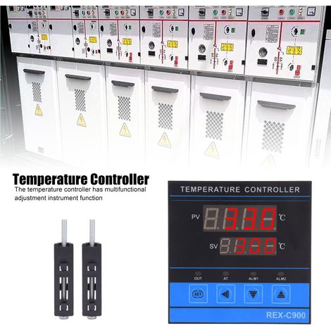 Contrôleur de température numérique intelligent haute sensibilité RELAySSR, sortie 0-400℃ (1/5)