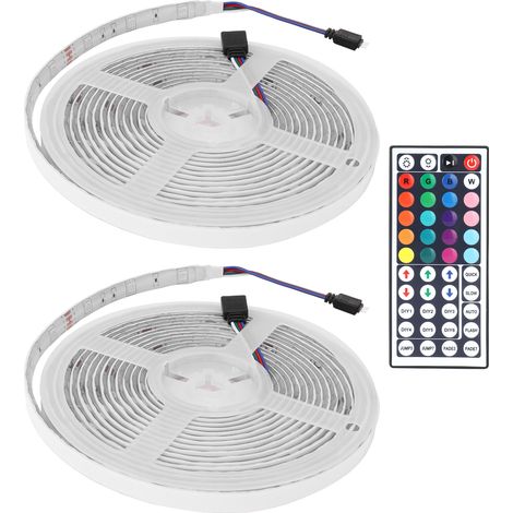 Bandeau lumineux WiFi IP65 300 LED RGB à intensité variable et changement de couleur, décoration extérieure 12 V (1/5)