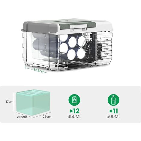 Refrigerador portátil, enfriamiento rápido, doble opción de alimentación, 9 litros. (1/2)