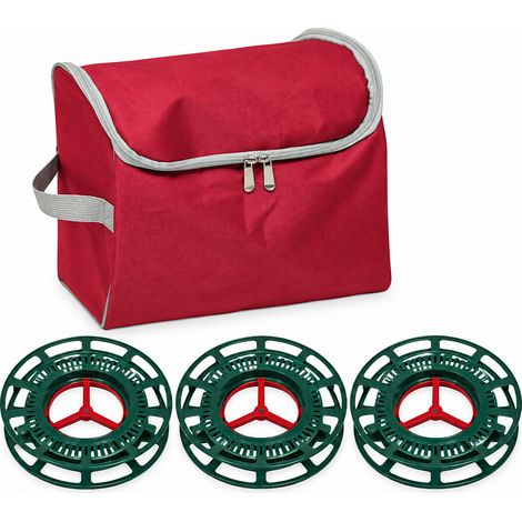 Aga Organizer per luci natalizie con 3 bobine 29x26x29 cm (1/5)