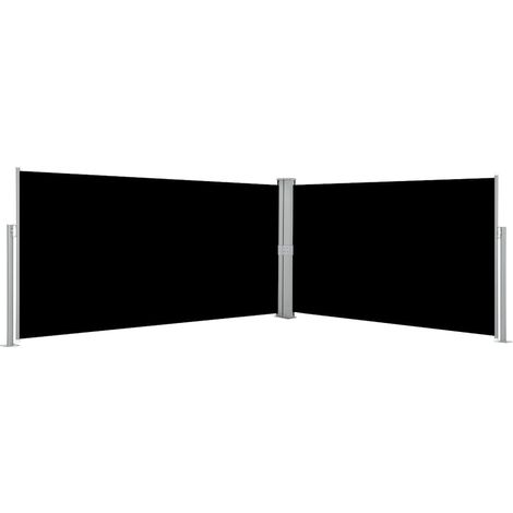 42178 vidaXL Retractable Side Awning Black 160x600 cm (1/5)