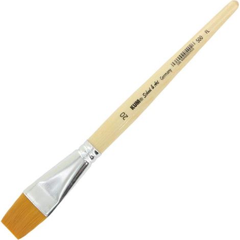 Pinceau synthétique plat School Art, taille 20 (1/3)