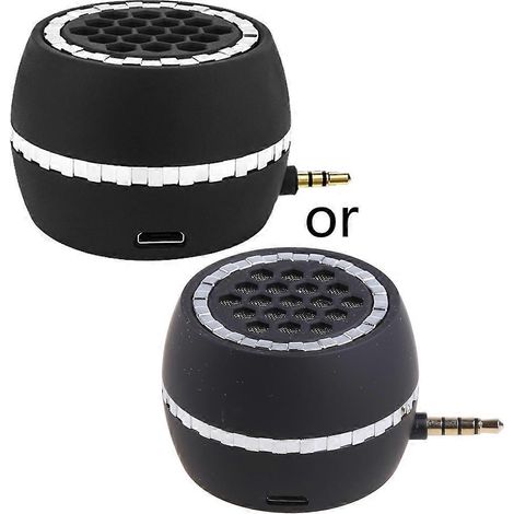Enceinte portable audio 3,5 mm, mini enceinte pour smartphones, tablettes et ordinateurs portables