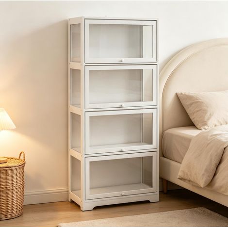 Eleganter Regalschrank,Vitrinenschrank,Stilvoller Schrank,Stauraum-Schrank(nur mit Regalschrank) (1/5)