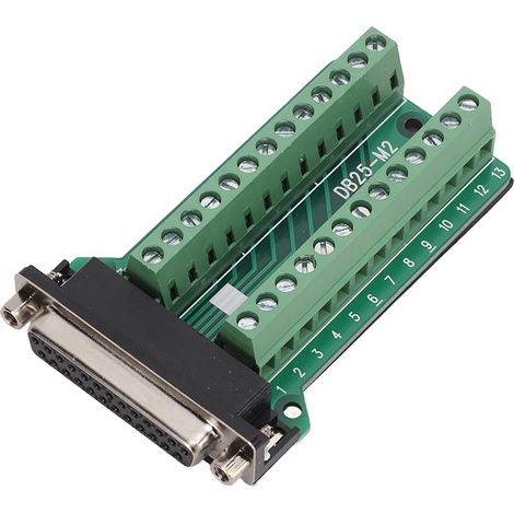 Bornier à vis 25 broches pour module de signal DB25-M2 femelle, connecteur PCB pour débogage de communication (1/5)