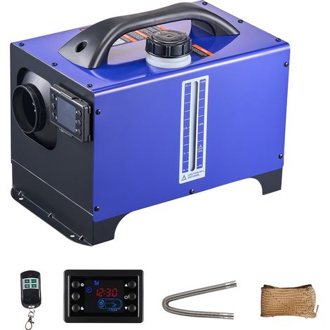 Chauffage Diesel 12-24V 5-8kW, Portable Tout-en-Un avec Télécommande et Écran LCD, Chauffe Rapide Silencieux, Réservoir 5L pour Camping-Cars et Camions (1/5)