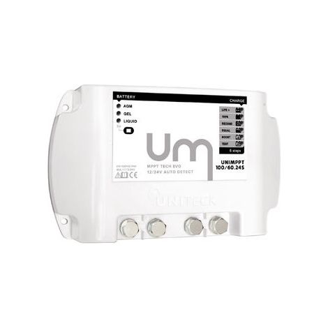 Regulateur De Charge Solaire Mppt - 12/24v - 60a - Unimppt 100/60.24s - Uniteck