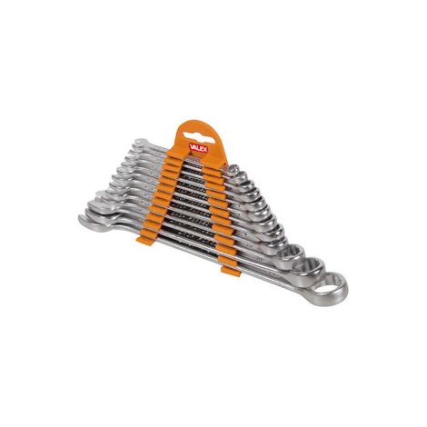 Chiavi combinate Cromo Vanadio 12 pezzi 1460827 VALEX (1/6)