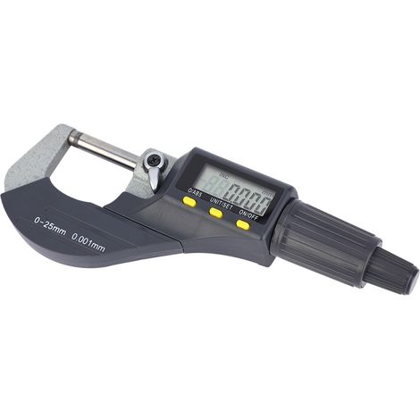 Micromètre électronique numérique 0,001 mm, micromètre d'extérieur, pied à coulisse 0-25 mm (1/5)