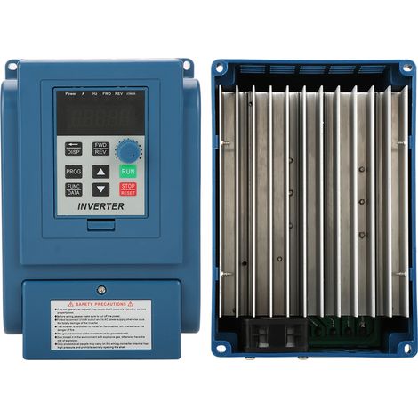 1 variateur de fréquence 380 V CA 3 A pour moteur triphasé à courant alternatif de 0,75 kW (1/5)