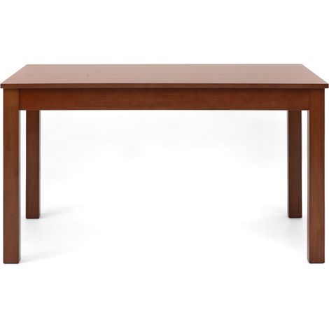 Mesa de Comedor extensible 135 a 180x90x75cm en maderas naturales color cerezo (1/4)