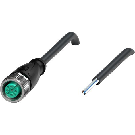 Pepperl+Fuchs Kabeldose V15-G-BK5M-PUR-U schwarz 5-polig M12 gerade A-kodiert