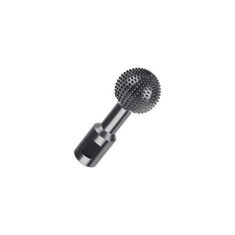 Fraise Rotative Sphérique pour bois, φ 40mm, Ball Gouge en Acier au Carbone avec Filetage M14, pour Meuleuse d'Angle 115/125 mm, Idéal pour Creuser Graver Poncer sur Bois