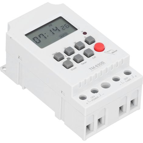 Mikrocomputer-Timer, elektronisches 7-Tage-Zubehör mit Digitalanzeige zur Lichtsteuerung (1/5)