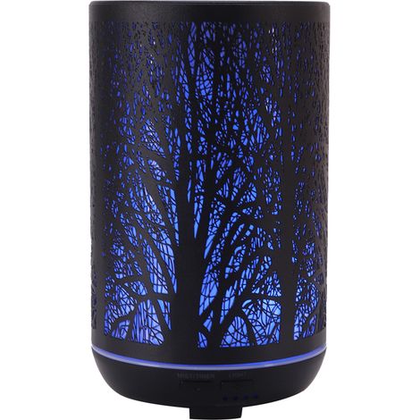 300-ml-2-in-1-Lufterfrischer mit Nachtlichtfunktion, Aromatherapie, Schwarz, EU-Stecker 100–240 V (1/5)
