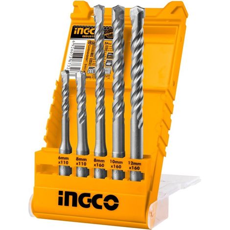 INGCO JUEGO BROCAS SDSPLUS (ESTUCHE 5 PZ.AKD2052
