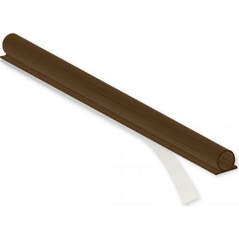 BURLETE SILICONA PUERT Y VENT.ADHESIVO9X 1-7MMX6 M MARRON - BRINOX