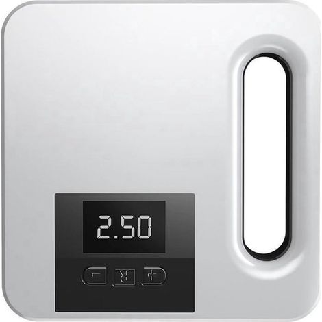 Compresor eléctrico de 12 V y bomba de aire para neumáticos - Compresor de aire portátil - Pantalla LED - Blanco (1/5)