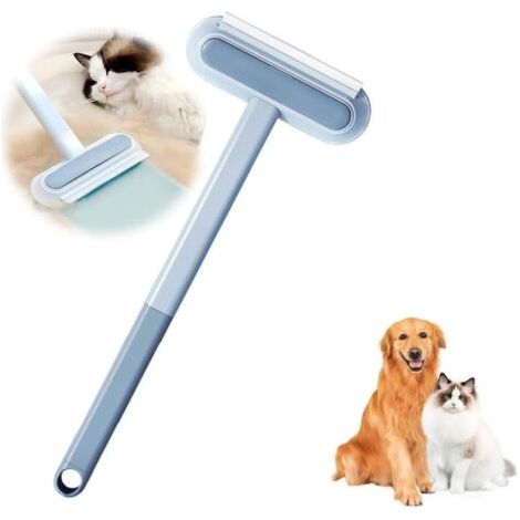 Brosse multifonction 4 en 1 pour épilation des poils d'animaux domestiques - Brosse de nettoyage réutilisable pour chien et chat (1/5)