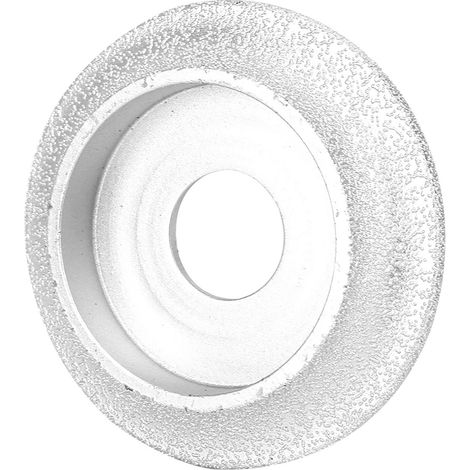 Meule diamantée brasée de 7,3 cm, fabriquée en France, pour pierre, marbre et céramique. (1/5)