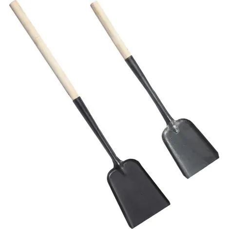 2 pièces Kaminschaufel mit Langem Stiel Robuste Ascheschaufel (1/3)