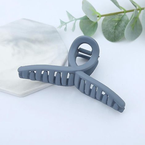 une Pince Croix Gris Fonc, Grande Pince Cheveux Pour Cheveux Pais, Pince Cheveux Antidrapante, Accessoires Cheveux Femme (1/5)