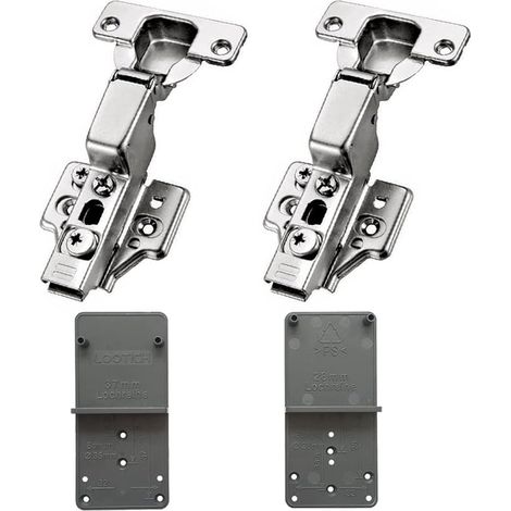 Clip-on 3-Way Rentrant 35mm Charnieres Amortisseur Hydraulique Charnière Armoires de Porte Cuisine (1/5)