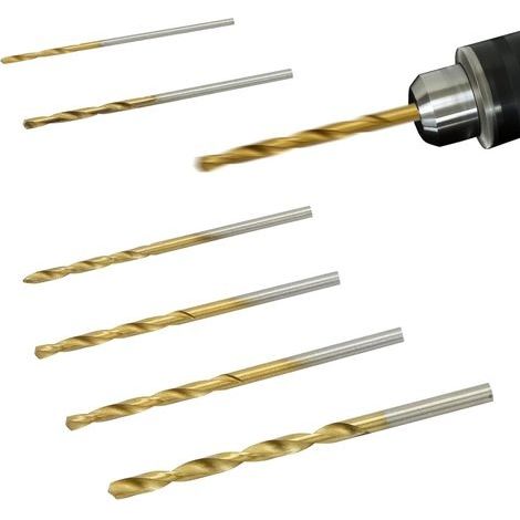 60-teiliges Set aus Spiralbohrern, Mikrobohrern, HSS-Metallbohrern und Titanbohrern (1/4)