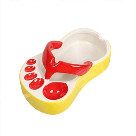 Assiette à Trempette Sauce Tomate Frites, Cendrier Original en Céramique, Plat Décoratif pour Frites et Snacks, Récipient Multifonction pour Apéritif, Sauce, Condiments - Idée Cadeau Amusante (1/5)