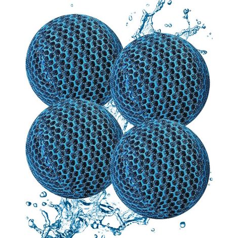 Hot Tub absorbeurs de Piscine, Réutilisables 6 cm Mousse réutilisable pour éliminer Les balles d'éponge, Éponge Absorbante de Piscine - Nettoyant en Mousse pour jacuzz (4 Pièces) (1/5)