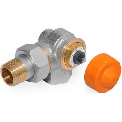 Afriso Dynamisches Thermostat-Ventil Vario-DP Winkel-Eck rechts 1/2 für Thermost. 30x1,5 165020.100