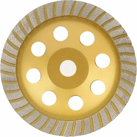 Disque diamant 180mm pour ponçage béton, granit, pierre. Meule abrasive surfaçage professionnelle pour meuleuse. (1/4)