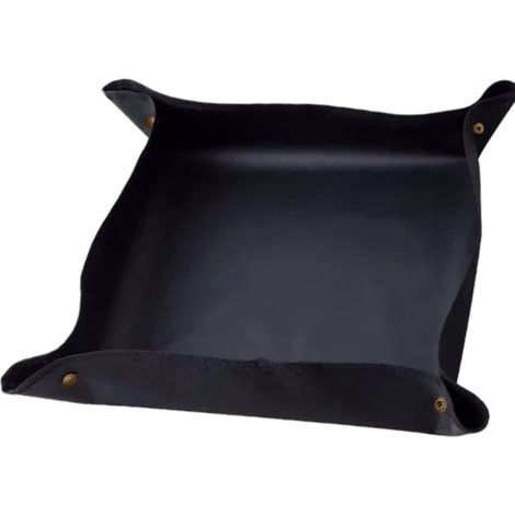 Tapis de Rempotage pour Plantes, 75x75cm Tapis de Jardinage Oxford Imperméable et Pliable, Tapis de Plantation Succulente pour Jardin Intérieur, Rempotage et Entretien des Plantes (Noir) (1/5)