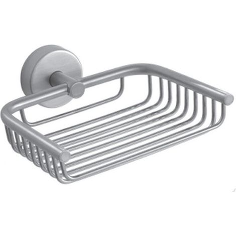 Portasapone a griglia design sospeso in acciaio inox satinato  Monde-S kamalu