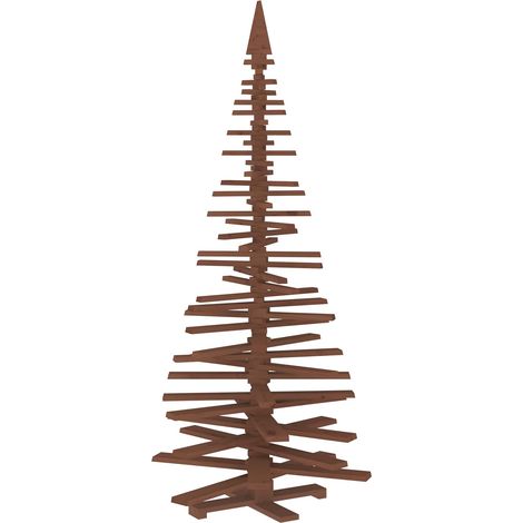 Albero di Natale in legno KOTKA 240 cm Legno Massello di Pino vidaXL (1/5)