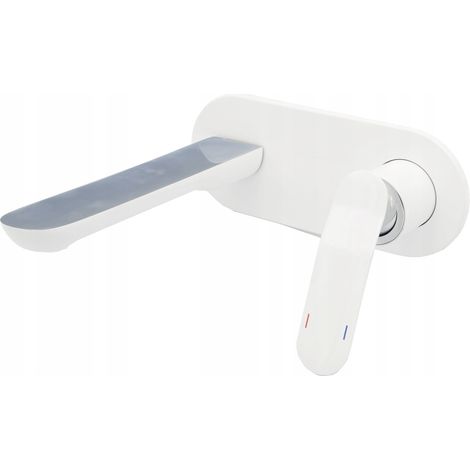 VENTO WHITE BASIN MIXER FOR CONCEALED INSTALLATION TAP (1/3)
