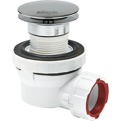 Wirquin Pro – Bonde de lavabo Ø32 NANO 6.7 à écoulement libre – Cartouche membrane – Débit 30 l/m – Encombrement 67 mm (1/5)