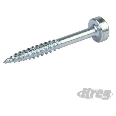 Zinc Pocket-Hole Screws Pan Head Fine - No 6 x 1-1/2"" 500pk
