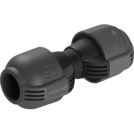Conector Gardena de 25 mm 2775-20 para extender tubos de montaje.