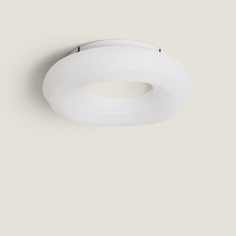 Plafón LED 24W Circular Metal Ø300 mm Kate Blanco (1/4)