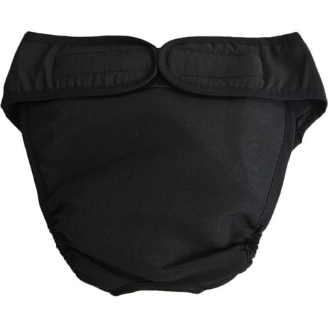 1 Culotte hygiénique chien, coton absorbant, imperméable, ajustable, pour chienne en chaleur ou incontinence (1/5)